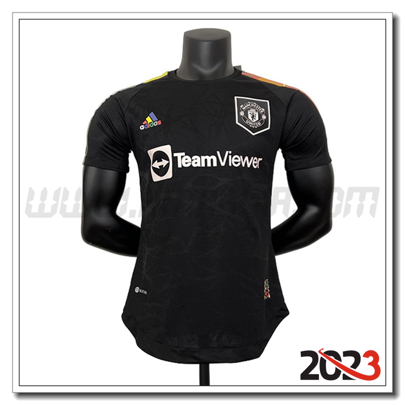 Maglia Calcio Manchester United Edizione speciale 2023 2024 Nero