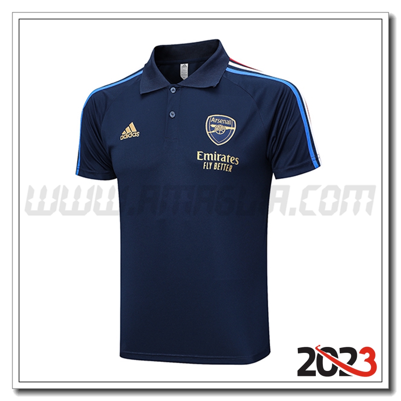 Maglia Polo Arsenal Blu Marino 2023 2024