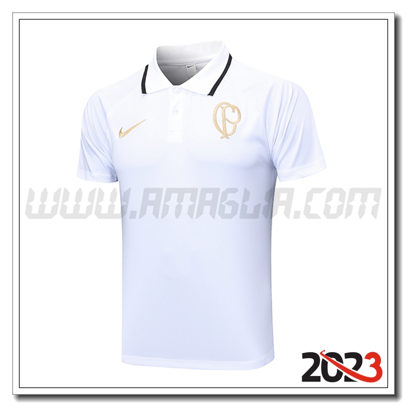 Maglia Polo Corinthians Bianco 2023 2024