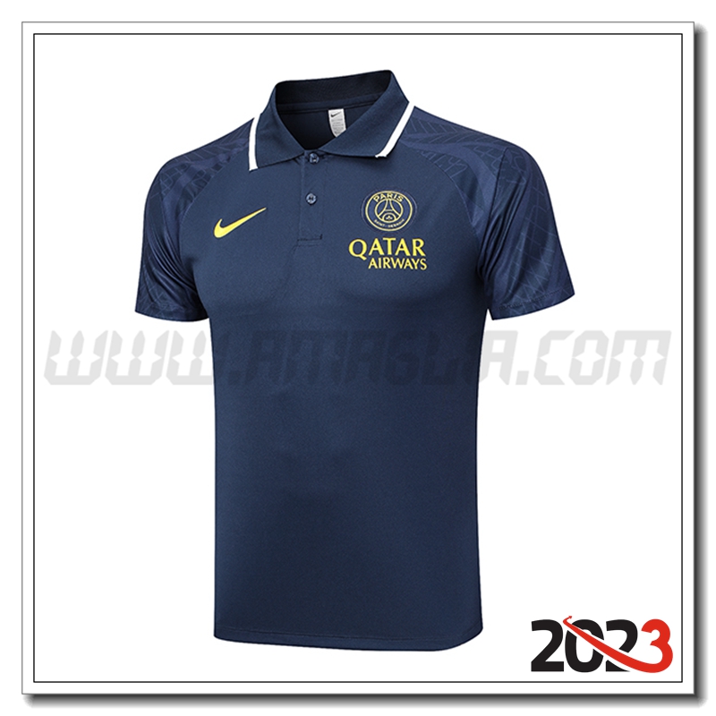 Maglia Polo PSG Nero 2023 2024