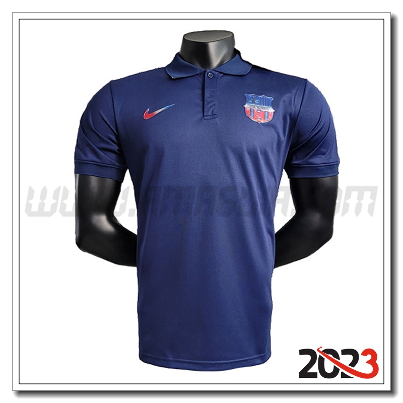 Maglia Polo FC Barcellona Blu 2023 2024