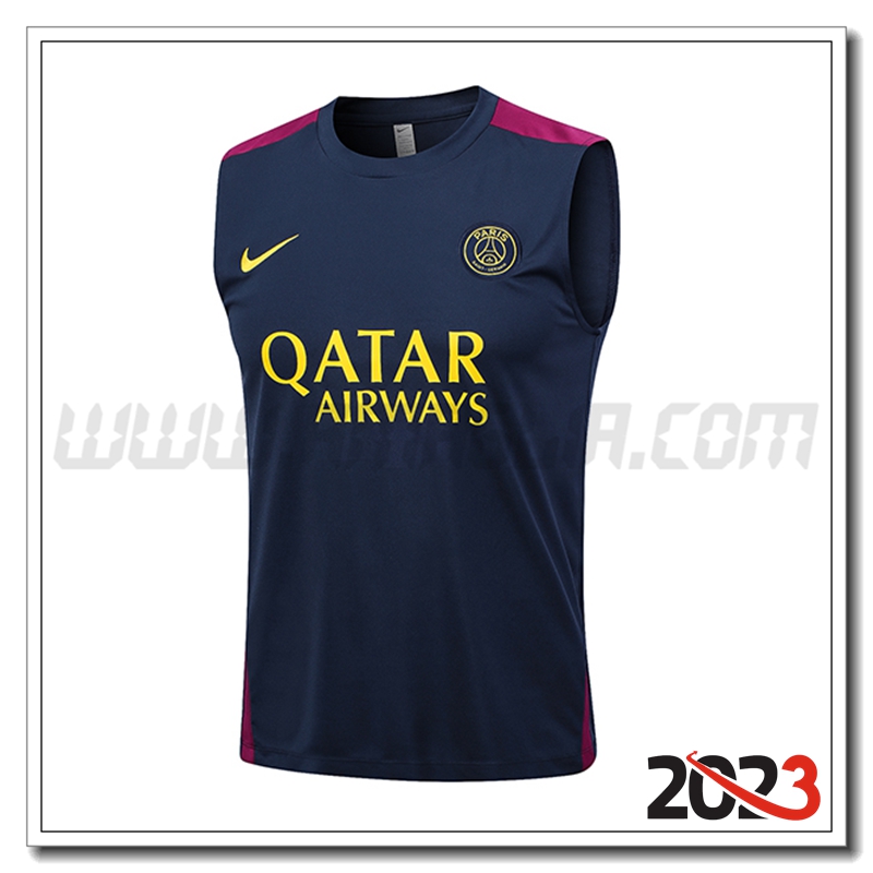 Canotta Allenamento PSG Blu Marino 2023 2024