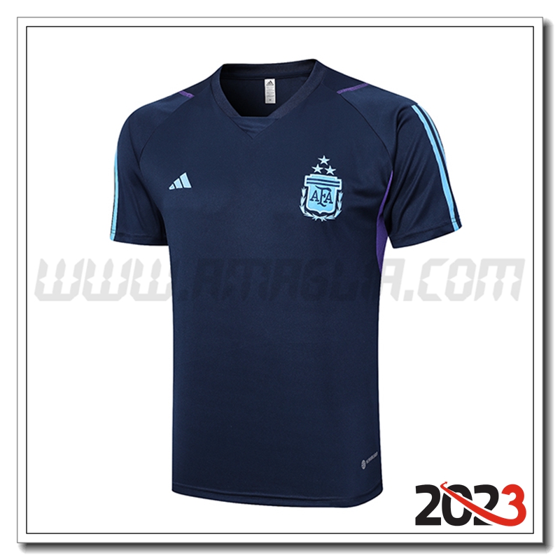 T Shirt Allenamento Argentina Blu Marino 2023 2024