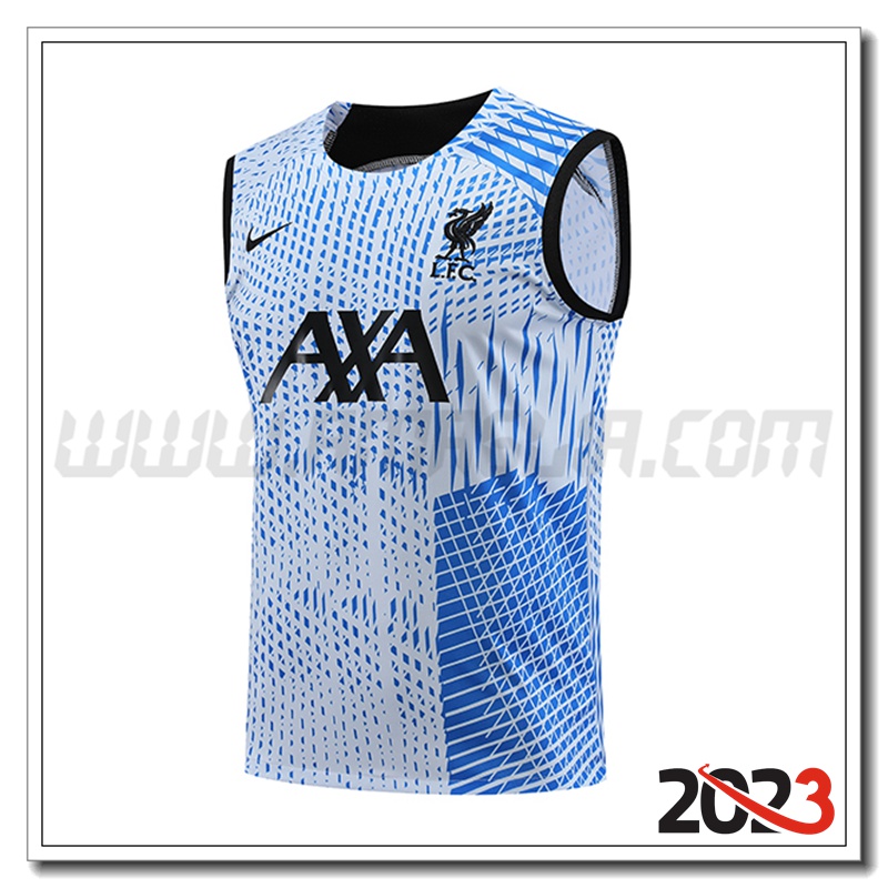 Canotta Allenamento FC Liverpool Azzurro 2023 2024