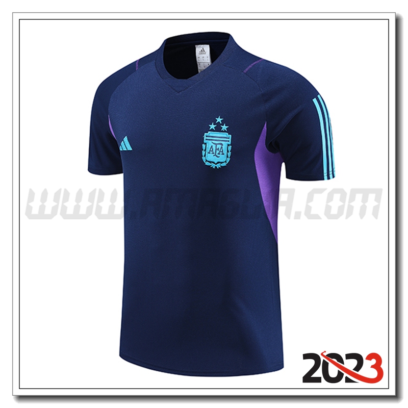 T Shirt Allenamento Argentina Azzurro 2023 2024