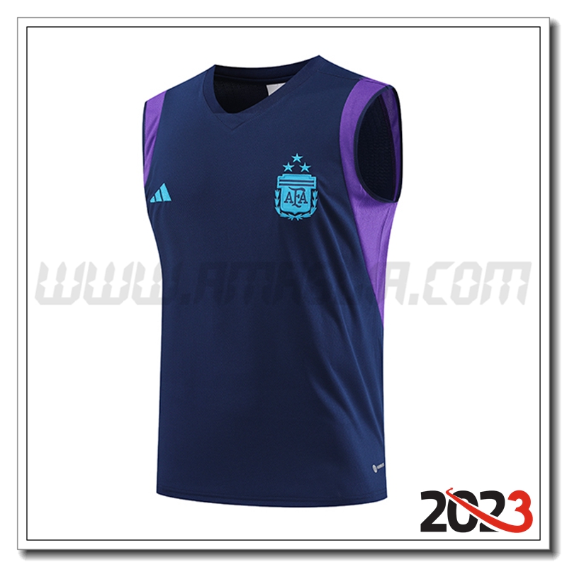 Canotta Allenamento Argentina Blu Marino 2023 2024