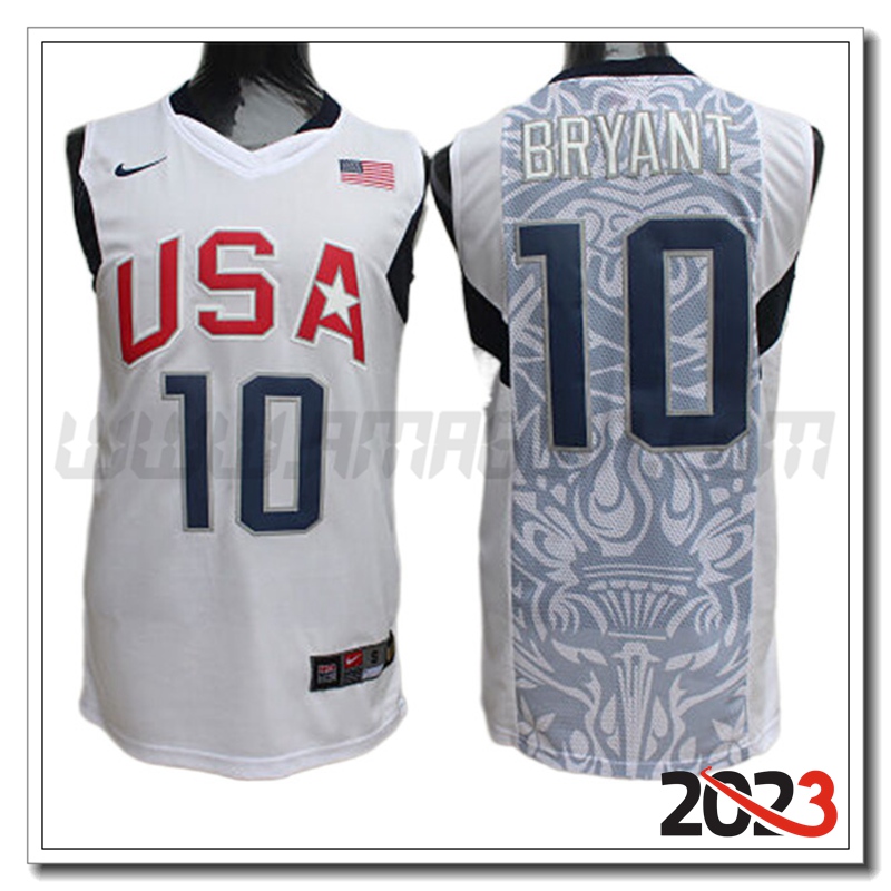 Maglia USA (BRYANT #10) 2022/23 Bianco