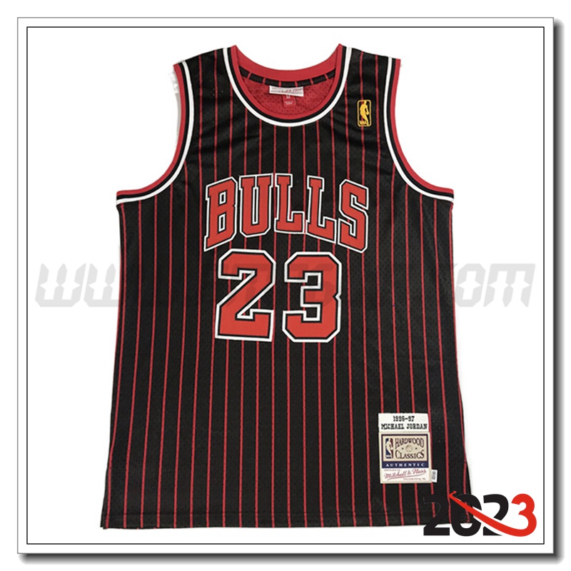 Maglia Chicago Bulls (JORDAN #23) 2022/23 Rosso/Nero