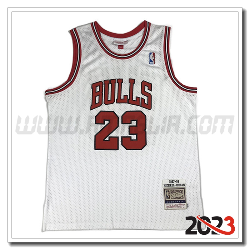 Maglia Chicago Bulls (JORDAN #23) 2022/23 Bianco