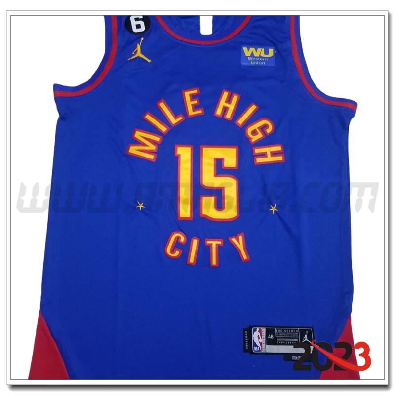 Maglia Denver Nuggets (JOKIC #15) 2022/23 Blu