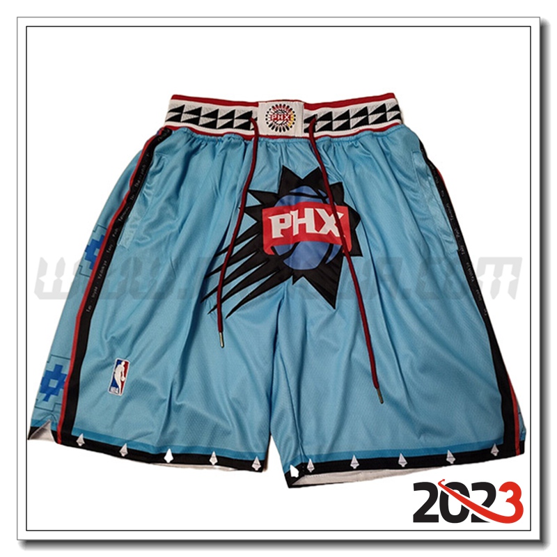 Pantaloncini NBA Phoenix Suns 2023 Azzurro