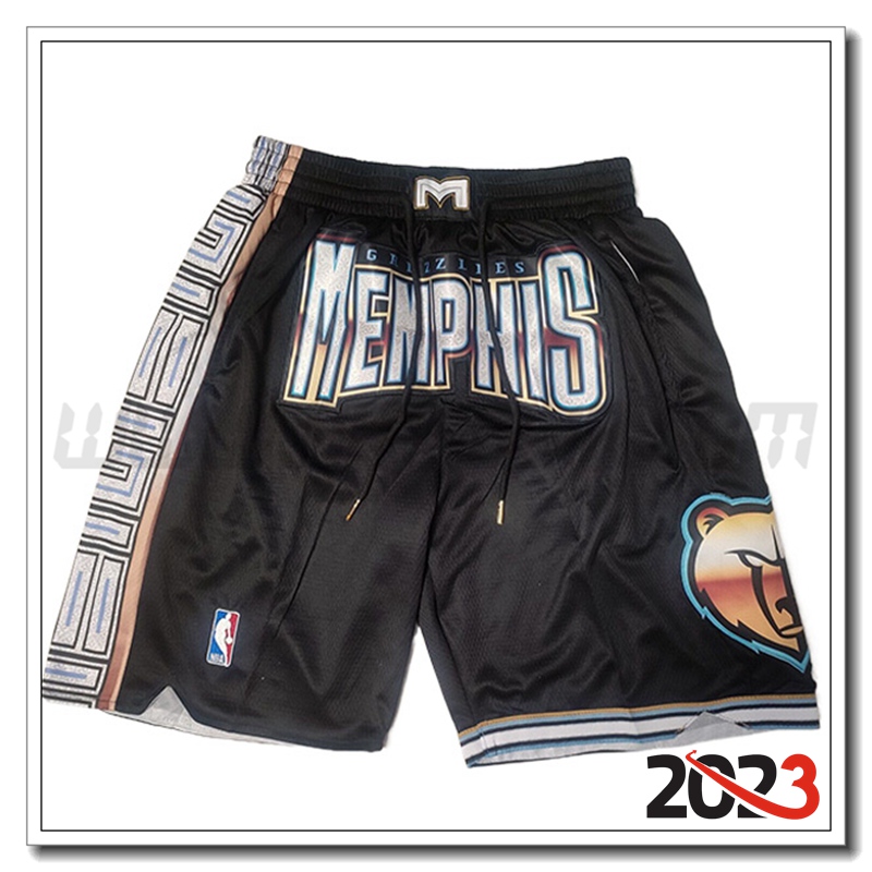 Pantaloncini NBA Memphis Grizzlies 2023 Nero