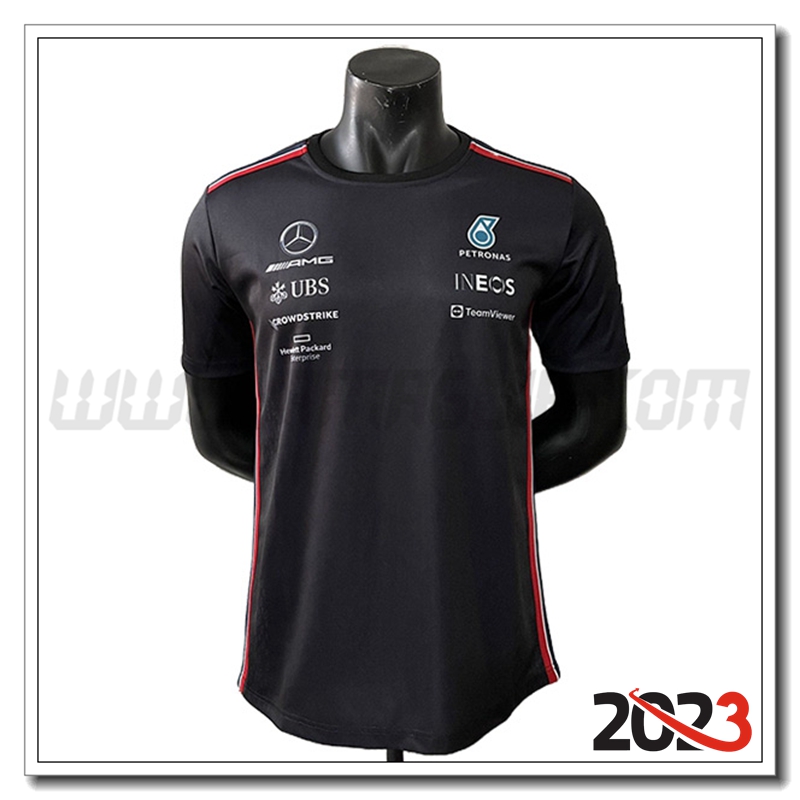 Maglietta F1 Mercedes Benz Team Nero 2023