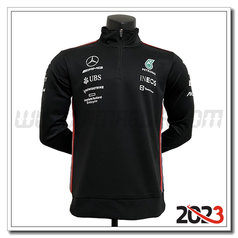Felpa F1 Mercedes Benz Team Nero 2023