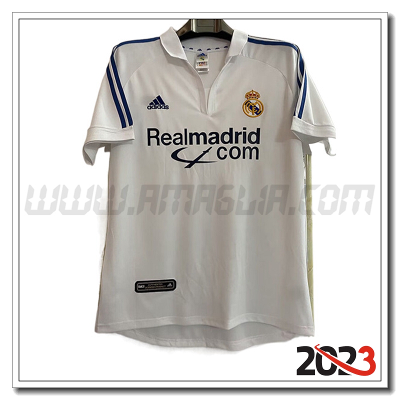 Real Madrid Prima Maglia Retro 2001/2002