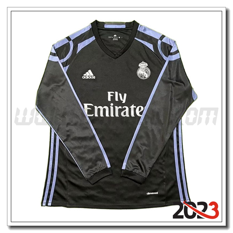 Terza Maglia Retro Real Madrid Manica lunga 2016/2017