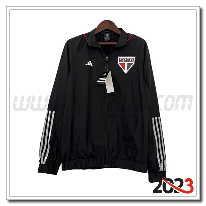 Giacca a Vento Sao Paulo FC Nero 2023 2024