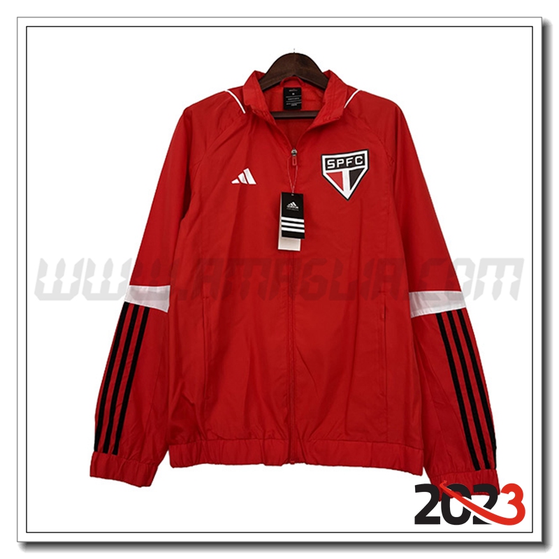 Giacca a Vento Sao Paulo FC Rosso 2023 2024