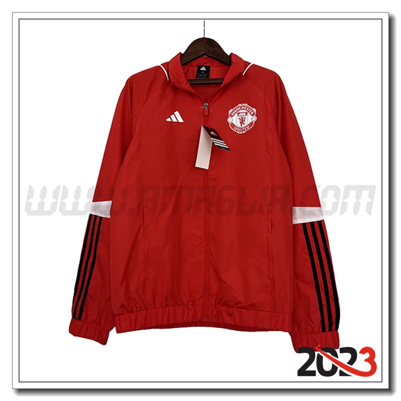 Giacca a Vento M-U Rosso 2023 2024