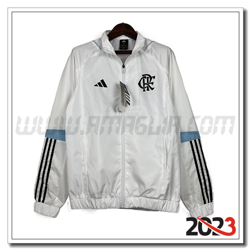 Giacca a Vento Flamenco Bianco 2023 2024