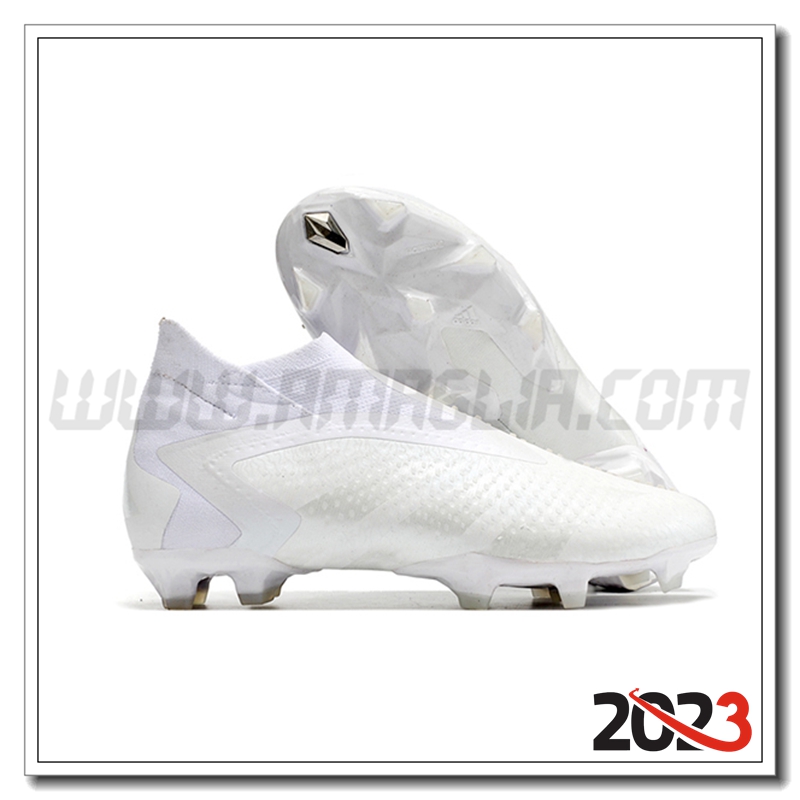 Adidas Scarpe da Calcio PREDATOR ACCURACY+ FG BOOTS Bianco