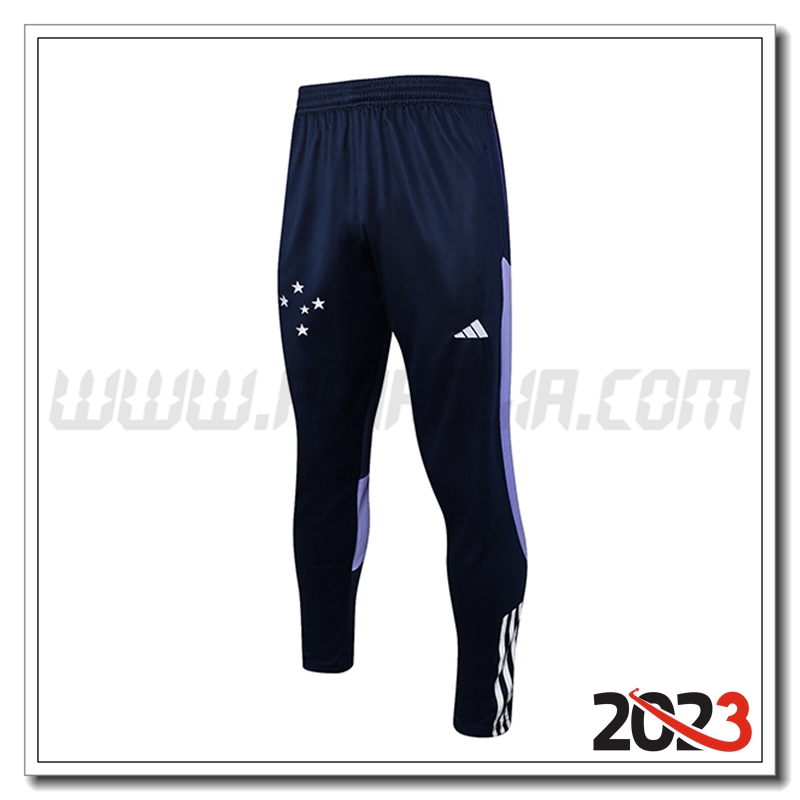 Pantaloni Allenamento Cruzeiro EC Blu Marino 2023 2024 -02
