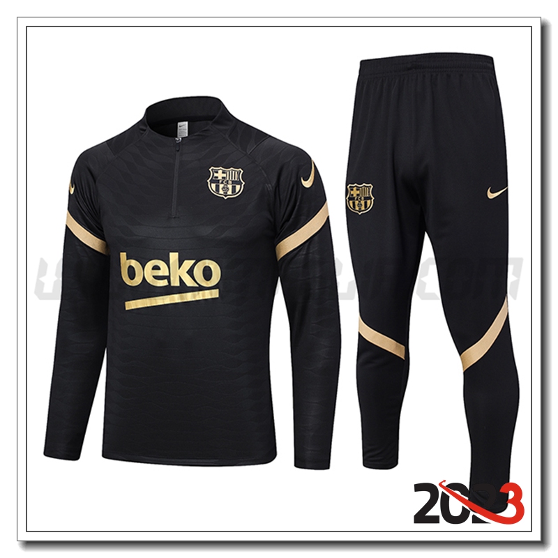 Tuta Allenamento FC Barcellona Nero 2023 2024