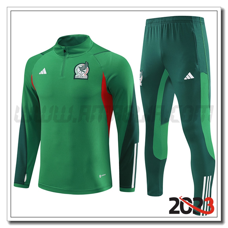 Tuta Allenamento Messico Verde 2023 2024