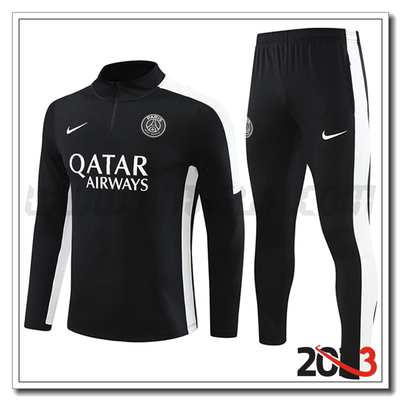 Tuta Allenamento PSG Nero 2023 2024