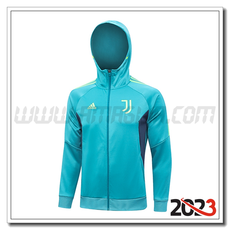 Giacca Con Cappuccio Juventus Verde 2023 2024