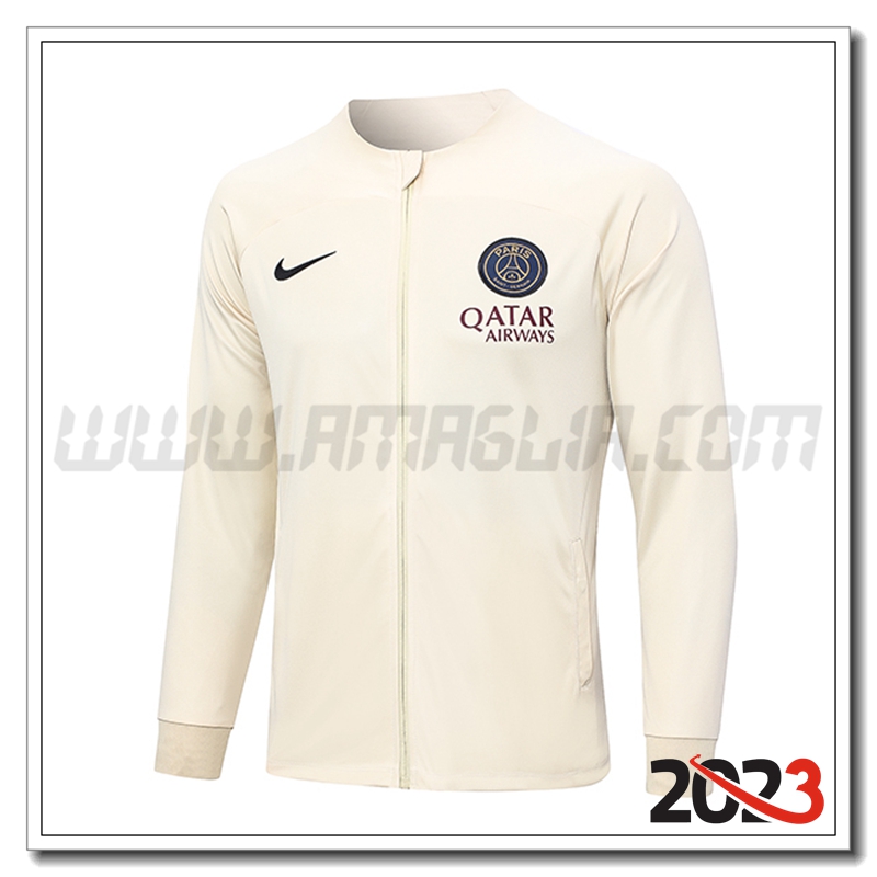 Giacca Calcio PSG Bianco 2023 2024 -02