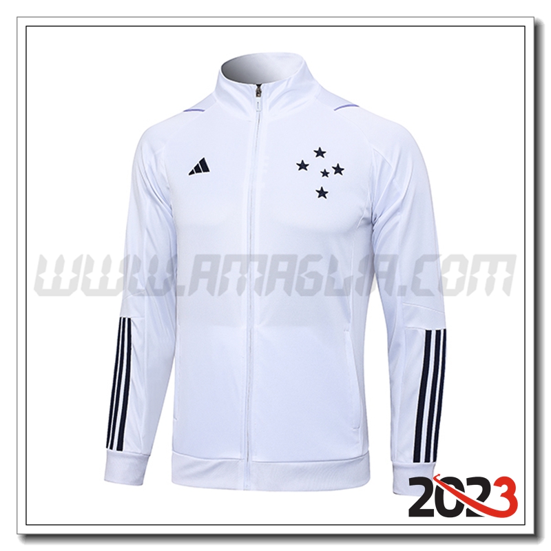 Giacca Calcio Cruzeiro EC Bianco 2023 2024