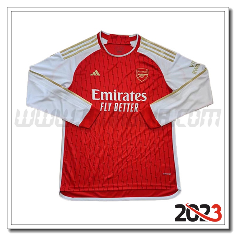 Prima Maglia Calcio Arsenal Manica lunga 2023 2024