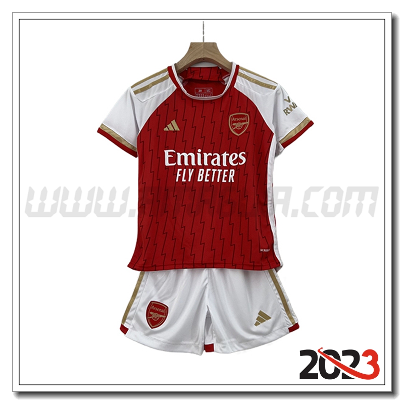 Kit Maglia Arsenal Bambino Prima 2023 2024