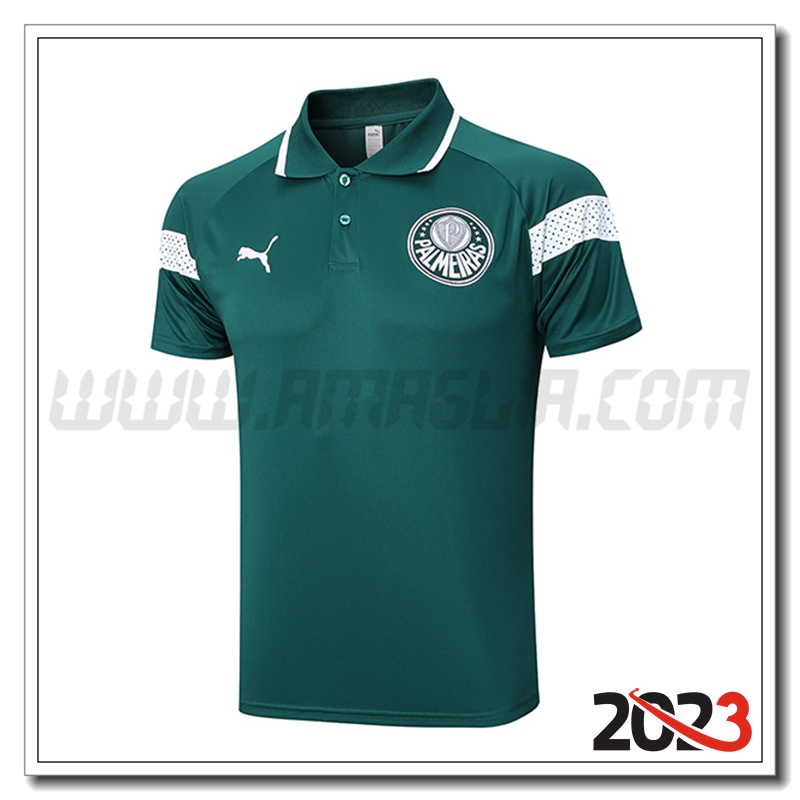 Maglia Polo Palmeiras Verde 2023 2024