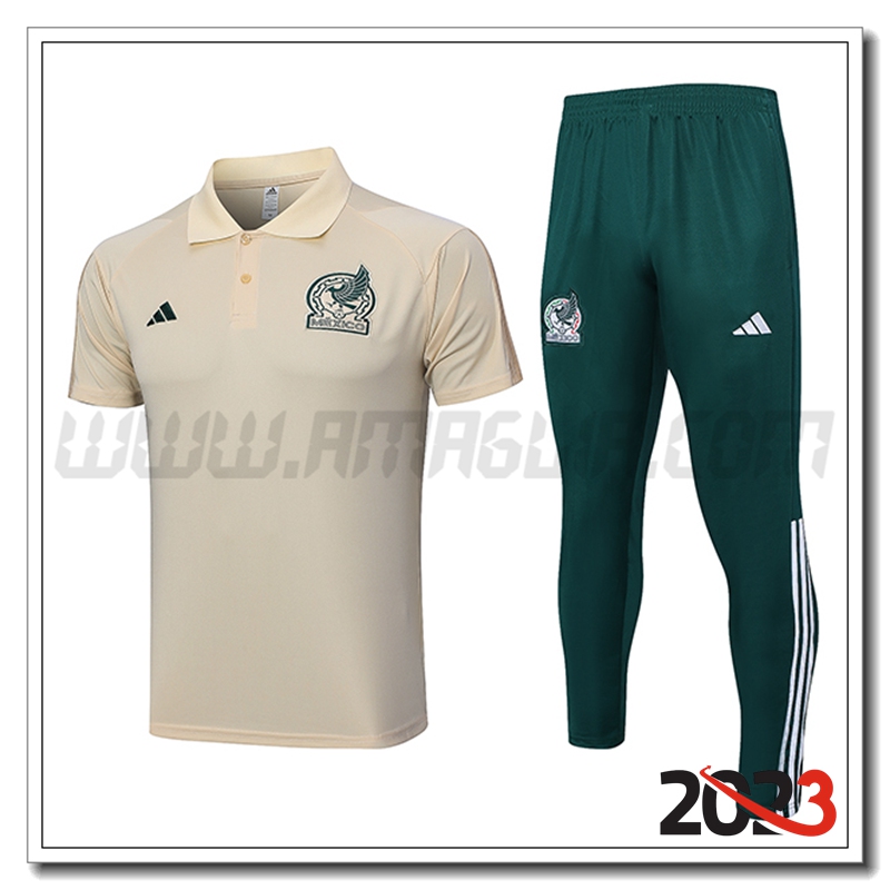 Kit Maglia Polo Messico Giallo 2023 2024