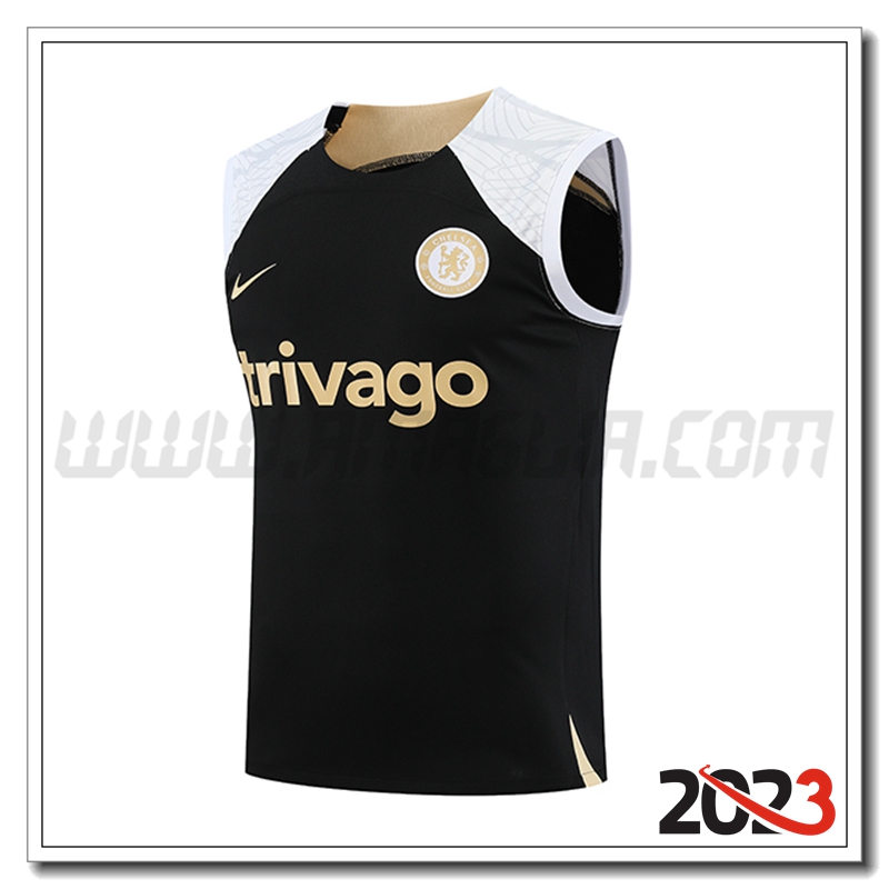 Canotta Allenamento FC Chelsea Nero 2023 2024