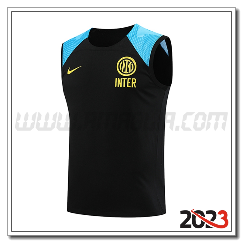 Canotta Allenamento Inter Milan Nero 2023 2024