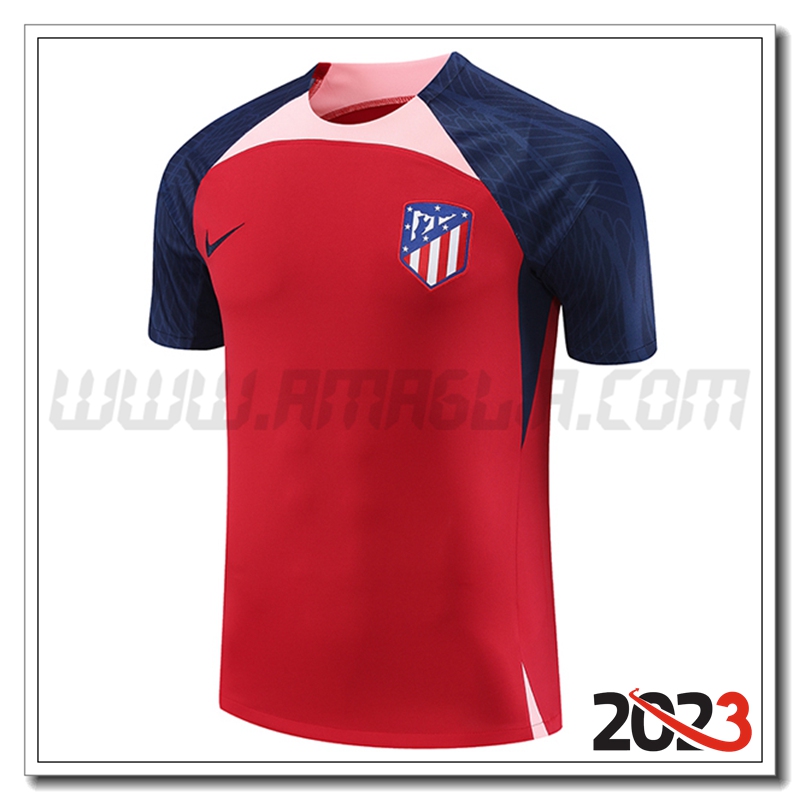 T Shirt Allenamento Atletico Madrid Rosso 2023 2024 -02