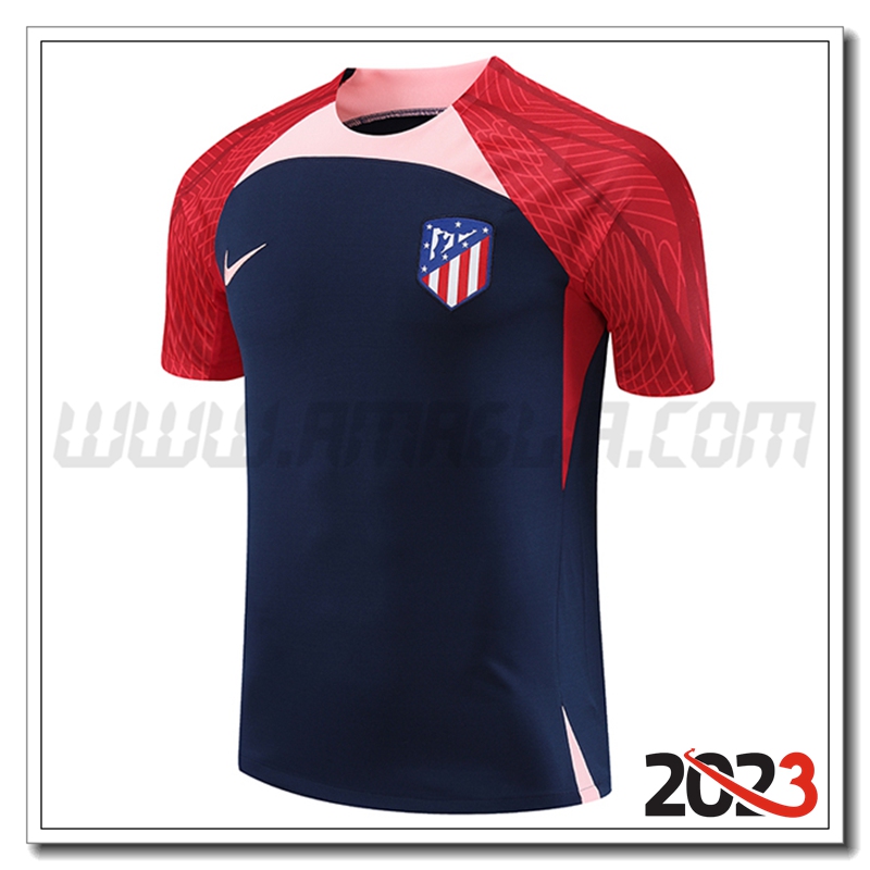T Shirt Allenamento Atletico Madrid Blu Marina 2023 2024 -02
