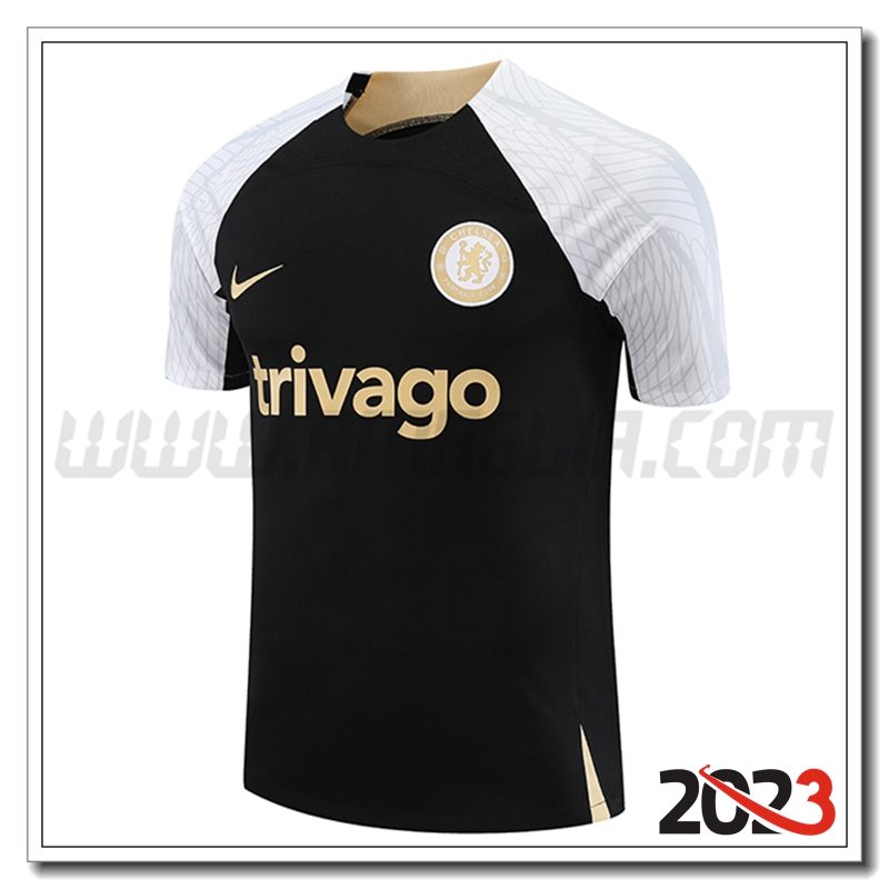 T Shirt Allenamento FC Chelsea Nero 2023 2024