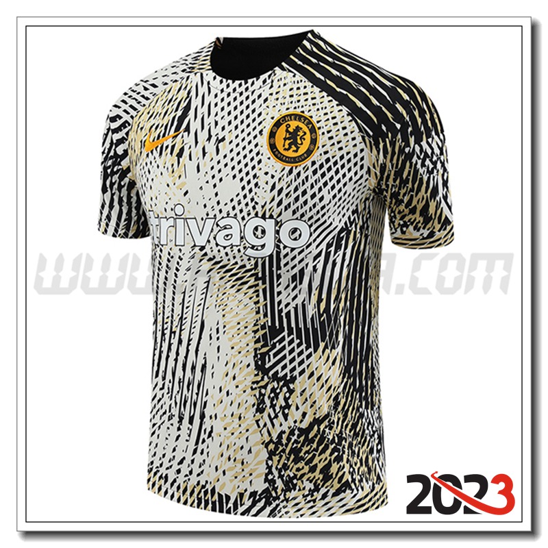T Shirt Allenamento FC Chelsea Giallo 2023 2024