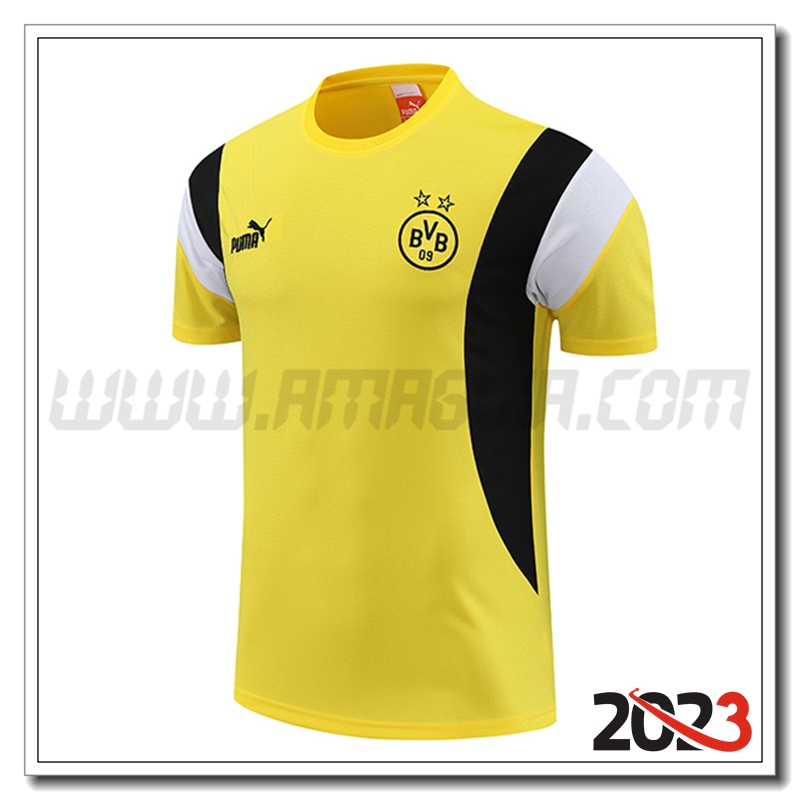 T Shirt Allenamento Dortmund Giallo 2023 2024