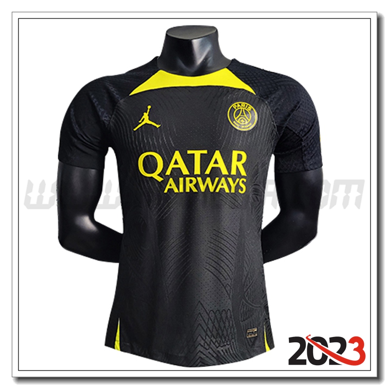 T Shirt Allenamento PSG Nero 2023 2024 -02