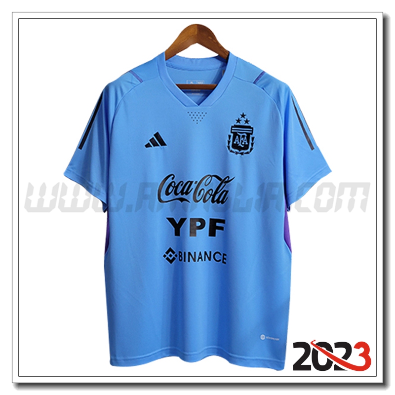 T Shirt Allenamento Argentina Azzurro 2023 2024 -02