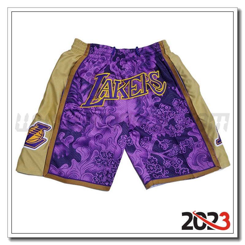 Pantaloncini NBA Los Angeles Lakers Nero