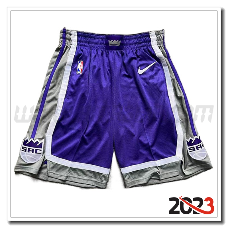 Pantaloncini NBA Sacramento Kings viola