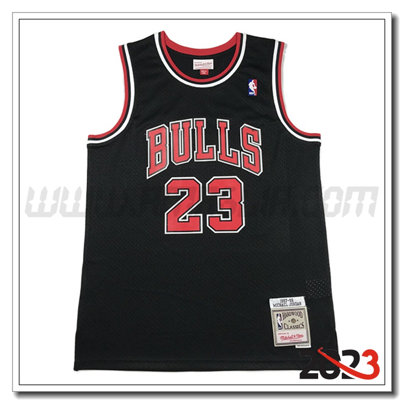 Maglia Chicago Bulls (JORDAN #23) 2023/24 Nero -02