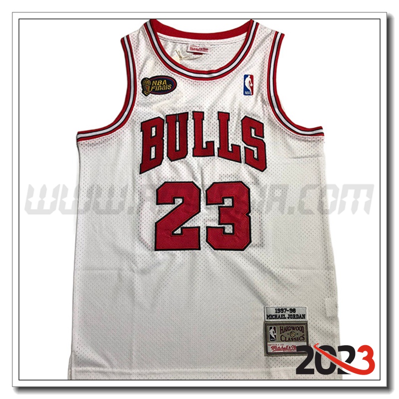 Maglia Chicago Bulls (JORDAN #23) 2023/24 Bianco
