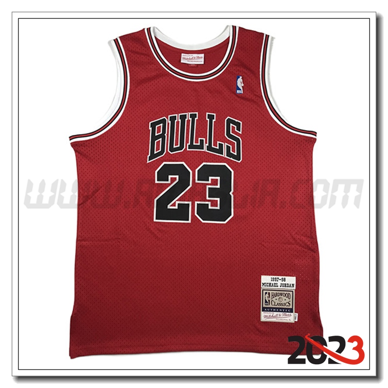 Maglia Chicago Bulls (JORDAN #23) 2023/24 Rosso -02